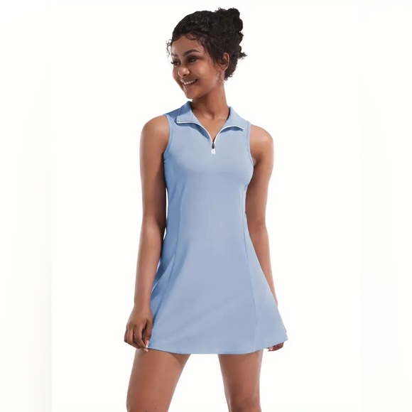 Abercrombie & Fitch Dresses & Skirts - Abercrombie and Fitch polo dress Light Blue Sleeveless Dress